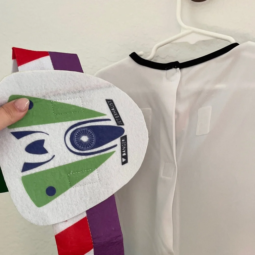 Amazon Kids Superhero Costume - Green, Purple, White
